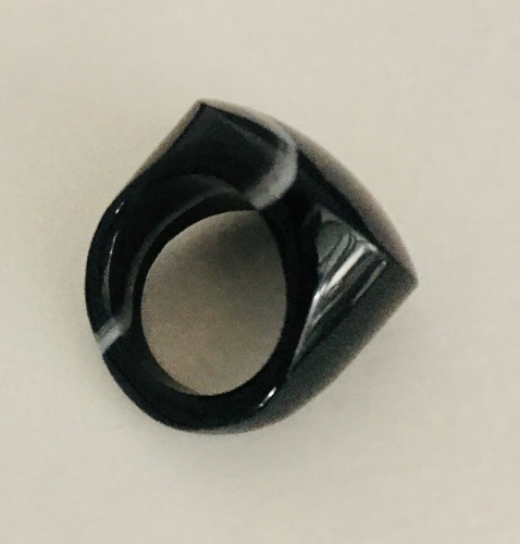 Streifen Achat-Ring